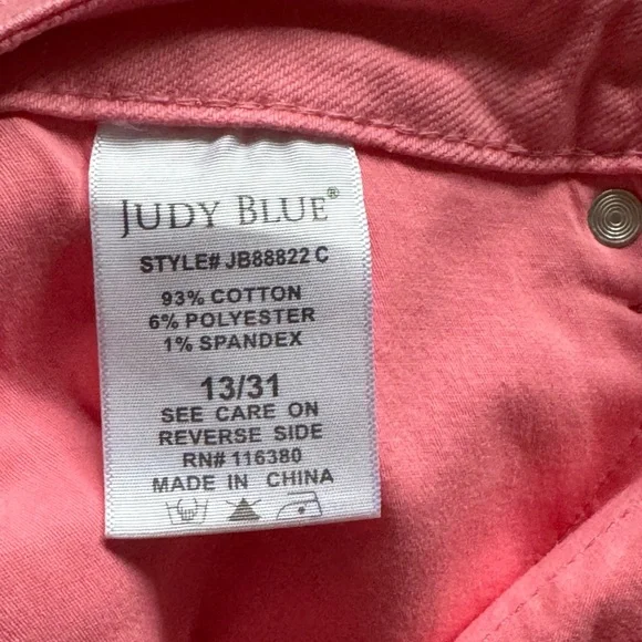 NWOT Judy Blue High Rise Tummy Control Wide Leg Crop Jeans - Picture 10 of 11